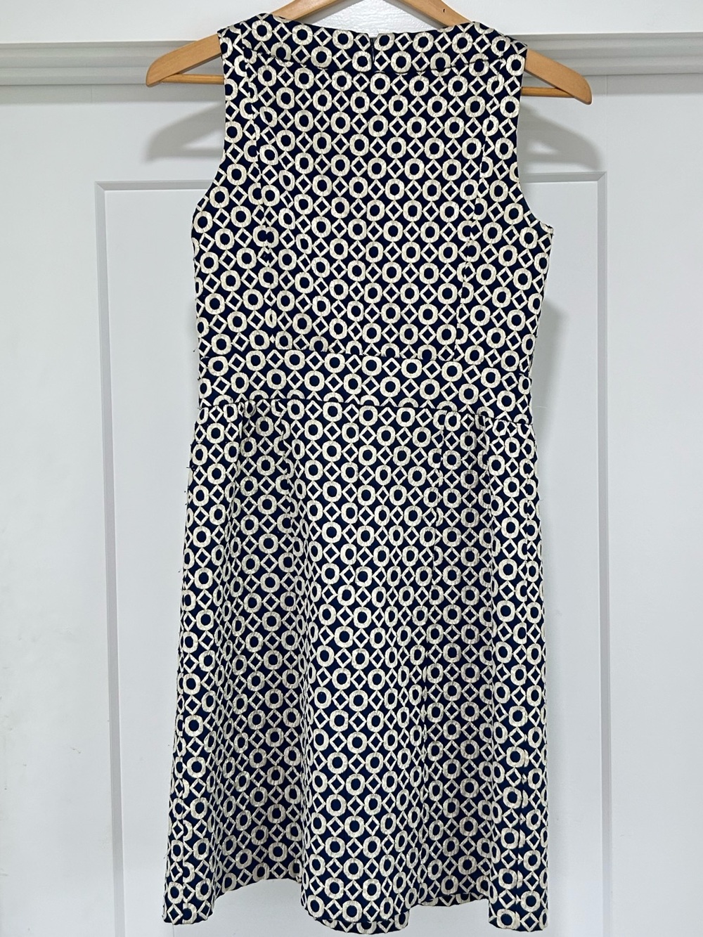 Lauren Ralph Lauren Navy & Gold Brocade Sheath Dress - Picture 3 of 9